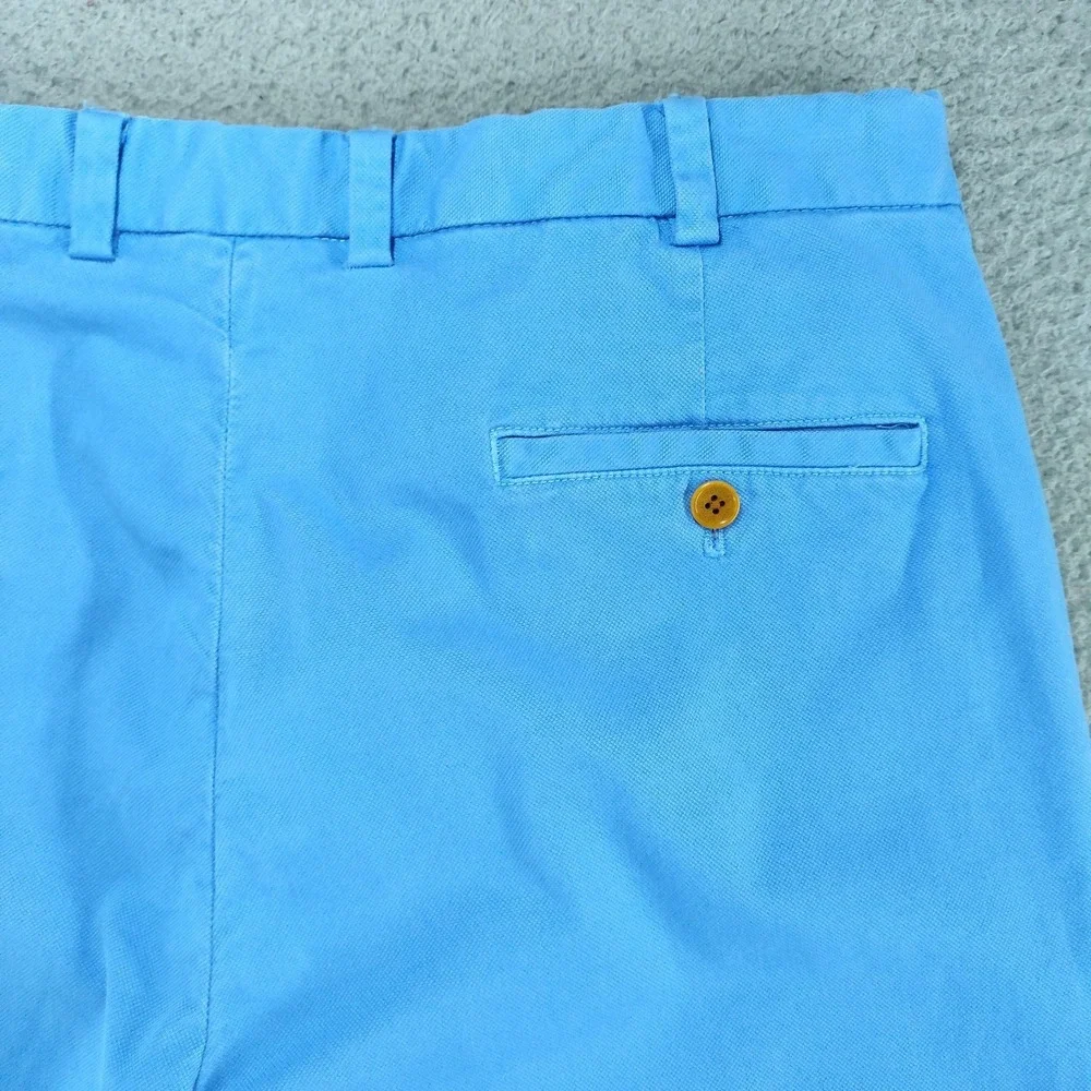 Brooks Brothers Pants Mens 34x32 Blue Clark Fit Stretch Chino Cotton Casual